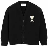 Ami De Coeur Wool Cardigan Black/Off White