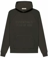 Essentials Hoodie Off Black