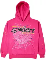 Sp5der P*nk V2 Hoodie Pink