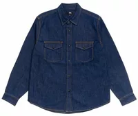 Denim Western Shirt Dark Denim