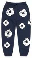 Denim Tears Kids Cotton Wreath Sweatpants Navy