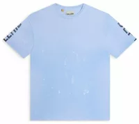 Painted French Collector Tee Light Blue