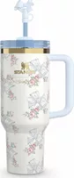 Stanley x LoveShackFancy Flowstate Quencher 40oz Tumbler Pastel Blue