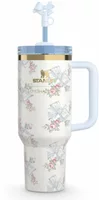 Stanley x LoveShackFancy Flowstate Quencher 40oz Tumbler Pastel Blue