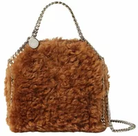 Stella McCartney Falabella Plush Mini Tote Bag Ginger