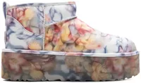 UGG Classic Ultra Mini Platform Boot Collina Strada Light Blue Floral