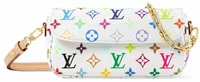 Louis Vuitton x Takashi Murakami Wallet On Chain Ivy Multicolor White