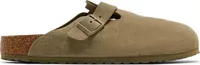 Birkenstock Boston Suede Faded Khaki