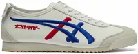 Embroidery White Blue