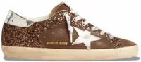 Super-Star Brown Glitter Brown Suede (W)