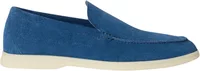 Loro Piana Summer Walk Loafer Suede Cobalt Ink