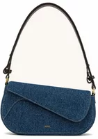 Shoulder Bag Blue Denim