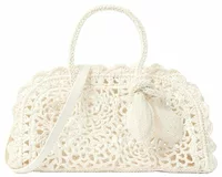 Jacquemus Le Petit Turismo Crochet White