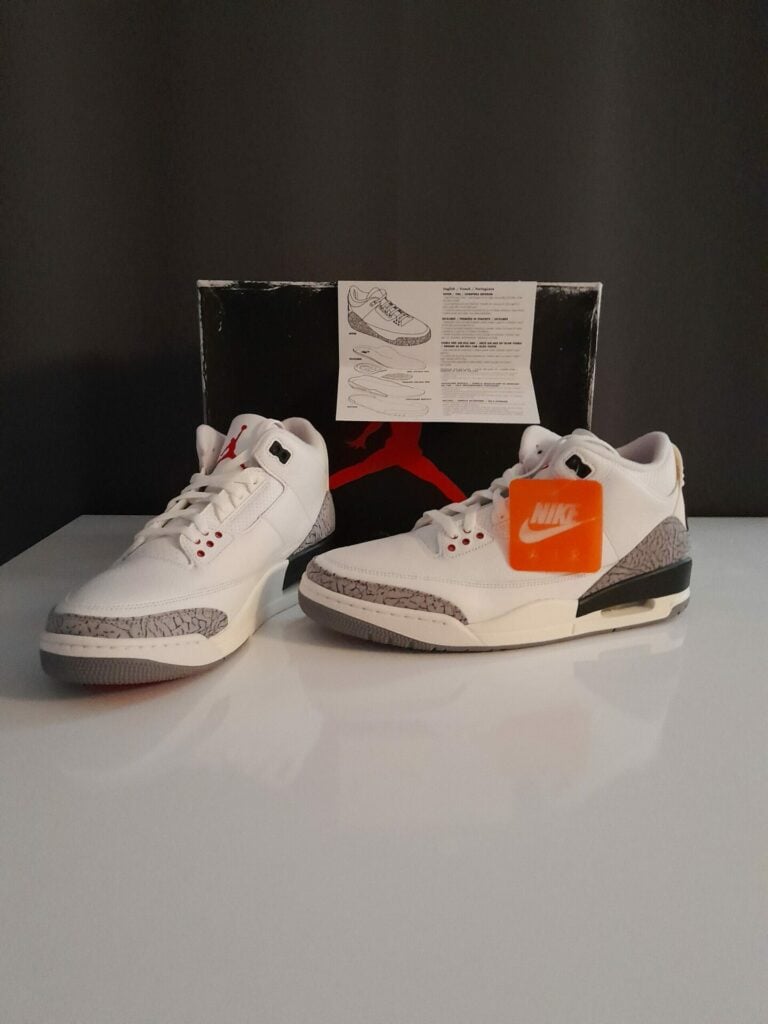 Müşteri fotoğrafı: Nike Air Jordan 3 Retro White Cement Reimagined