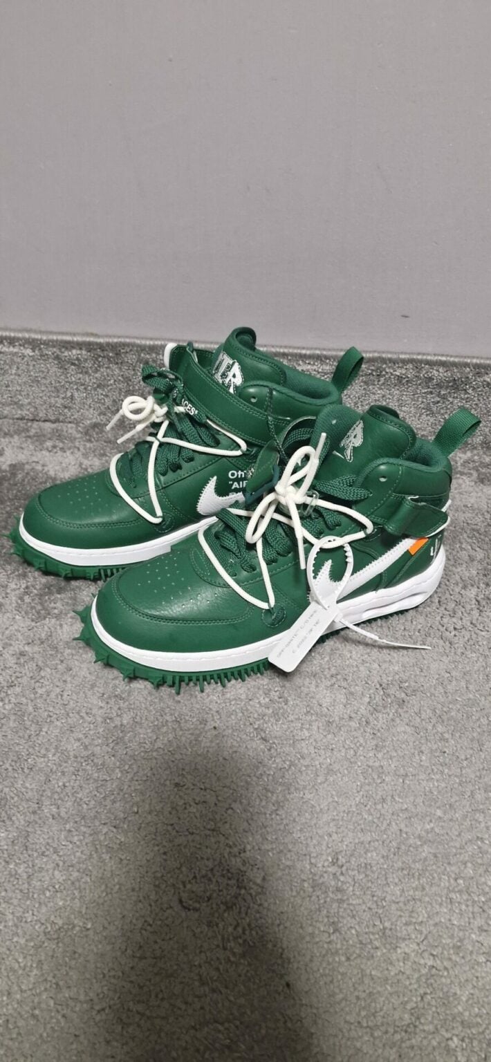 Müşteri fotoğrafı: Nike Air Force 1 Mid Off-White Pine Green