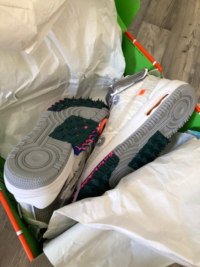Müşteri fotoğrafı: Nike Air Force 1 Mid Off-White White