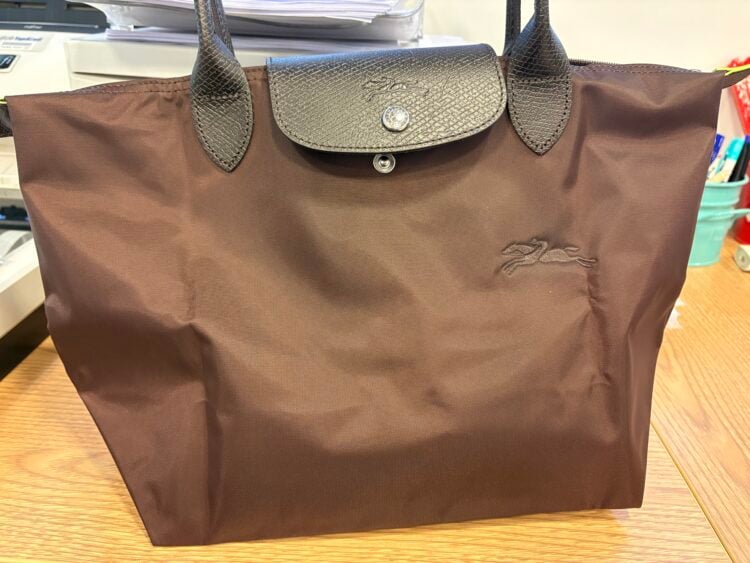 Müşteri fotoğrafı: Longchamp Le Pliage Green Medium Tote Bag Mocha