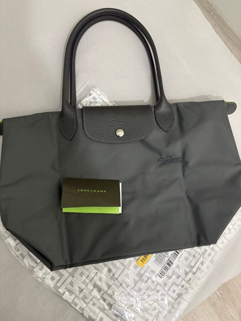 Müşteri fotoğrafı: Longchamp Le Pliage Green Medium Tote Bag Graphite