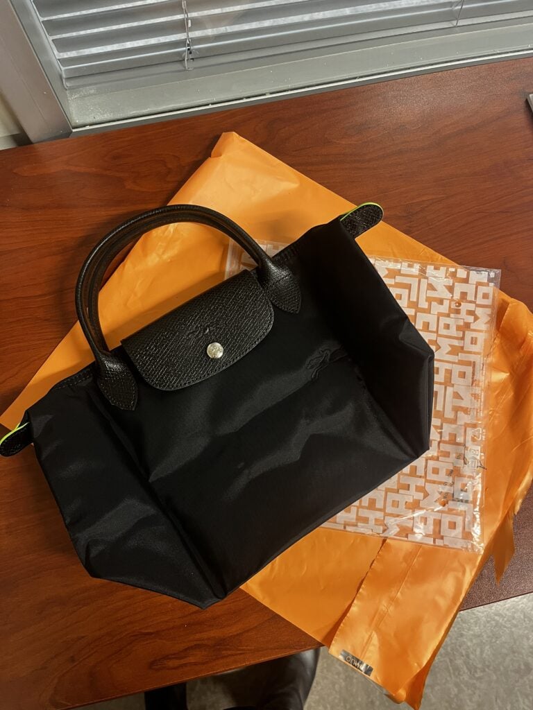 Müşteri fotoğrafı: Longchamp Le Pliage Green Small Handbag Black