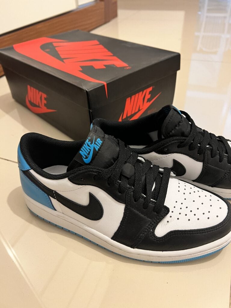 Müşteri fotoğrafı: Nike Air Jordan 1 Retro Low OG Black Dark Powder Blue