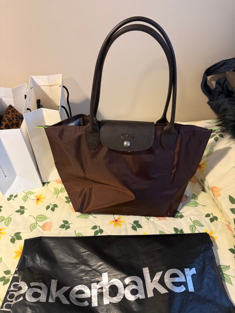 Müşteri fotoğrafı: Longchamp Le Pliage Green Medium Tote Bag Mocha