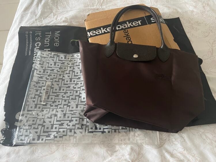 Müşteri fotoğrafı: Longchamp Le Pliage Green Medium Tote Bag Mocha