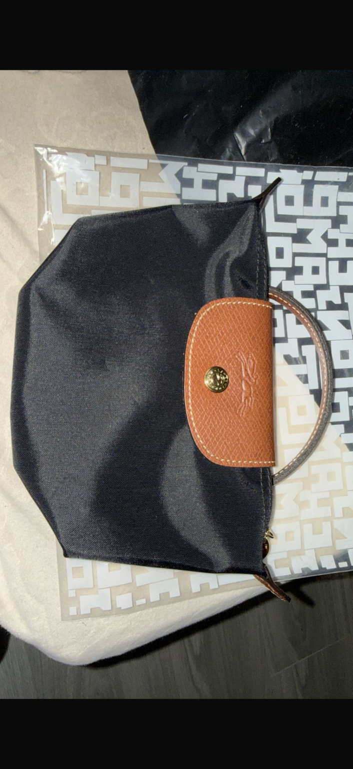 Müşteri fotoğrafı: Longchamp Le Pliage Original Pouch With Handle Black