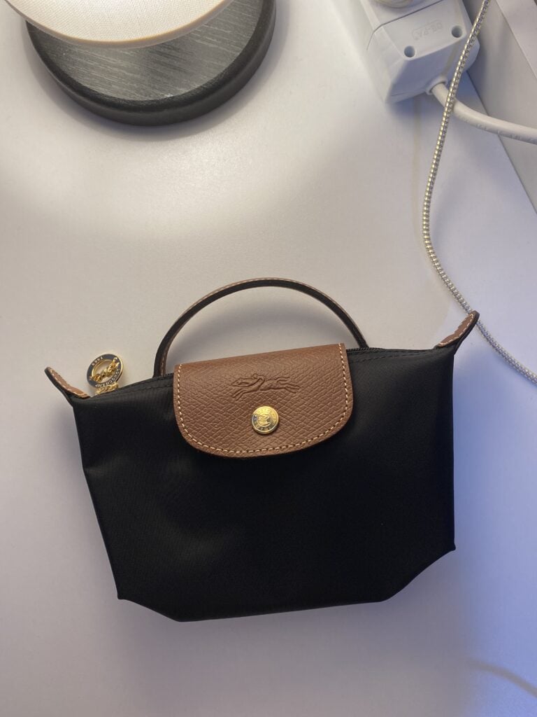 Müşteri fotoğrafı: Longchamp Le Pliage Original Pouch With Handle Black